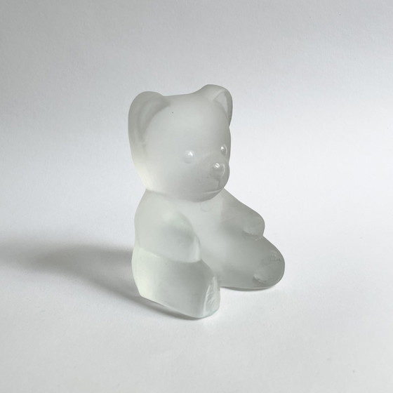 Image 1 of Nybro Swedish glass bear