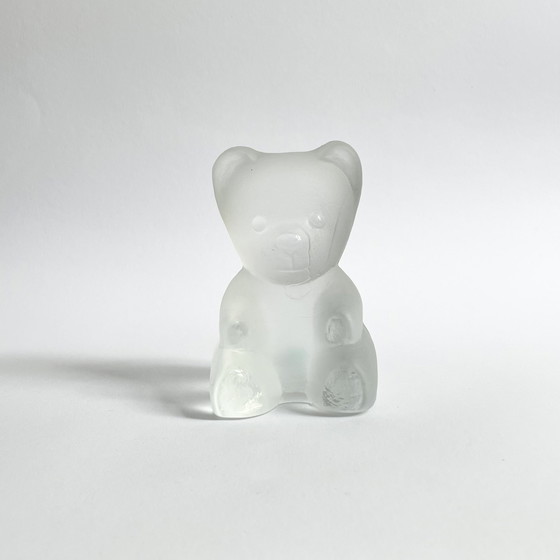 Image 1 of Nybro Swedish glass bear