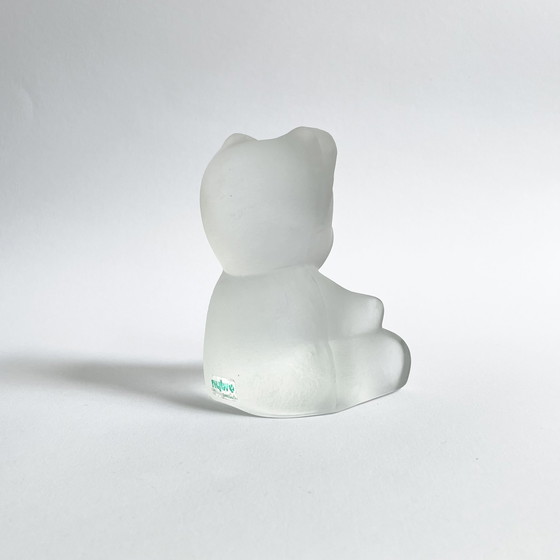 Image 1 of Nybro Swedish glass bear