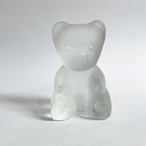 Image 1 of Nybro Swedish glass bear