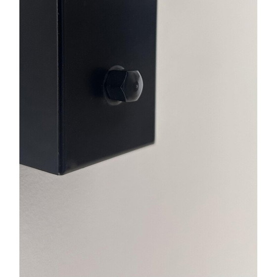 Image 1 of Coppia di lampade da parete vintage in metallo spazzolato e alluminio per Bur Leucthen, Germania 1970