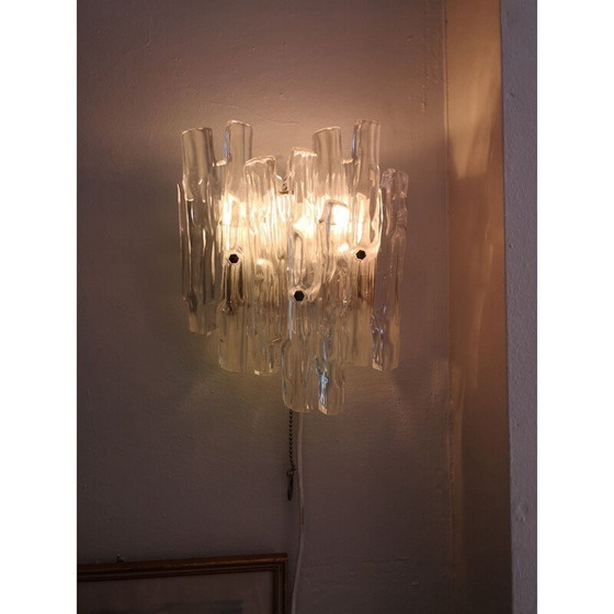 Image 1 of Vintage wall lamp in brutalist lucite, 1960