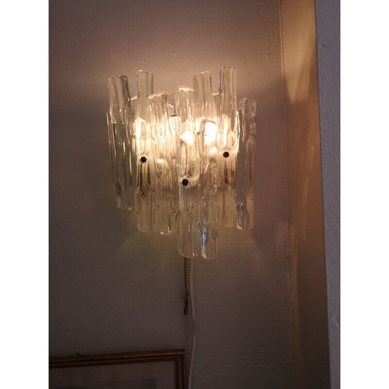 Image 1 of Vintage wall lamp in brutalist lucite, 1960