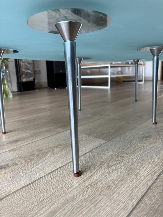 Image 1 of Mesa de centro Metaform de vidrio - Diseño: Mazairac y Boonzaaijer