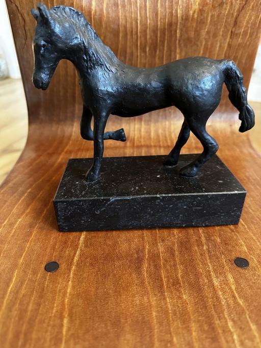 Vintage horse sculpture