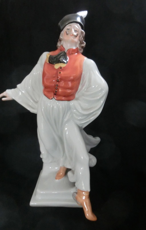 Herend porcelain figurine Hungary, Cossack, H: approx. 29 Cm