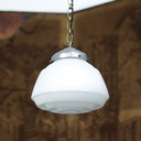 Art Deco Opaline Pendant Lamp