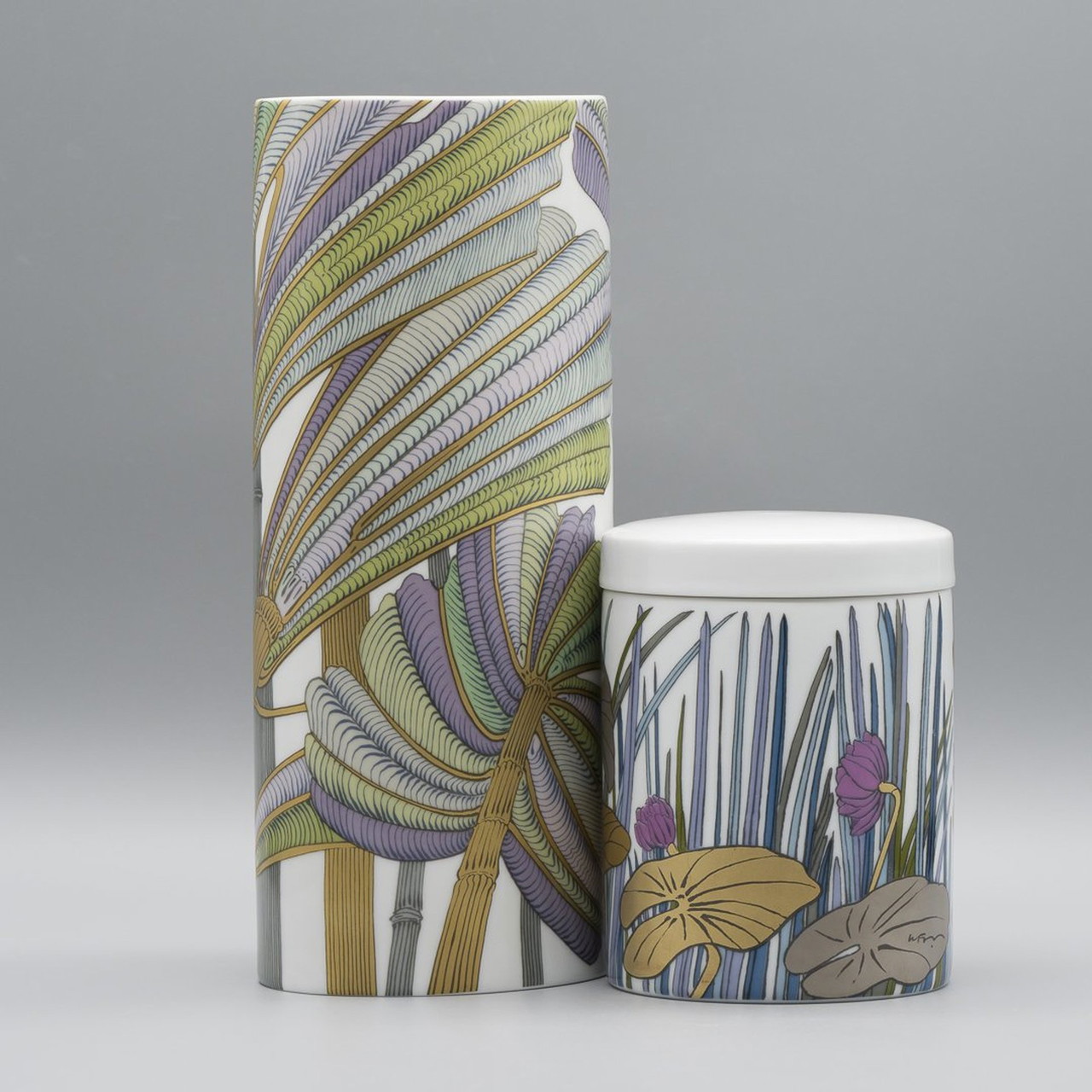 HUMLA フムラ　エンドエーブル　moda en casa Sketch Alain Le Foll × Rosenthal Studio-Line Porcelain Vase Duo