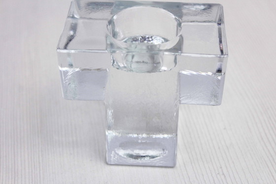 Image 1 of Glass Candle Holder T Shape