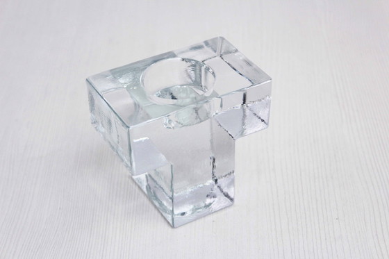 Image 1 of Glass Candle Holder T Shape