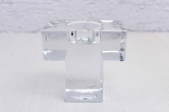 Image 1 of Glass Candle Holder T Shape