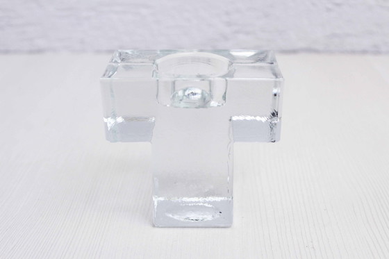 Image 1 of Glass Candle Holder T Shape