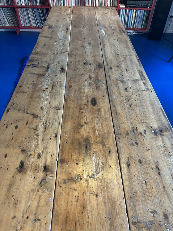 Image 1 of One Of A Kind Wood Dining Table