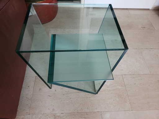 Tonelli Zen Glass Side Table Bxhxd