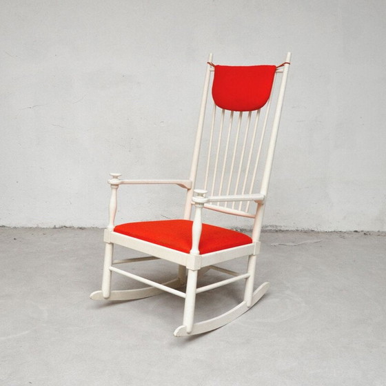 Image 1 of Vintage Rocking chair Isabella Sweden 1960s