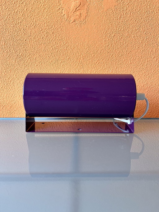 Vintage Ikea 1980s V413 Purple Lod Lamp