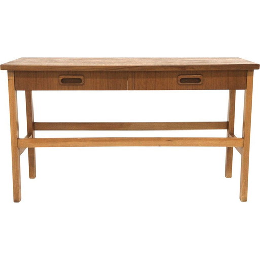 Cómoda vintage de teca y haya, Suecia, 1960