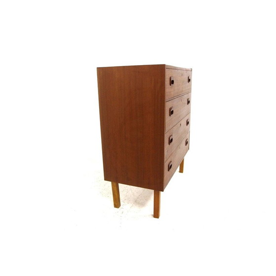 Image 1 of Scandinavian vintage teak chest of drawers, Sweden 1960