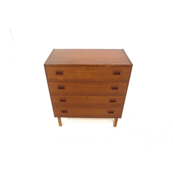 Image 1 of Scandinavian vintage teak chest of drawers, Sweden 1960