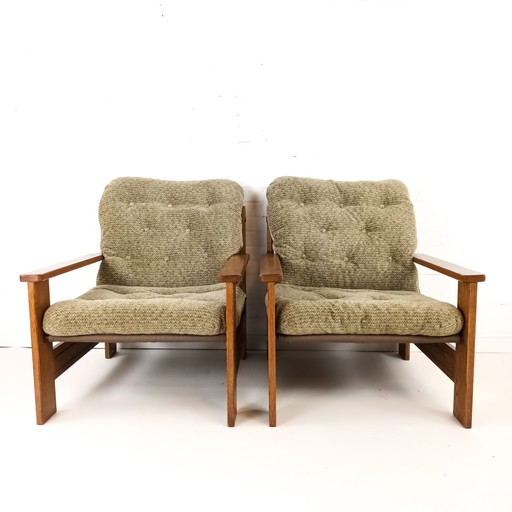 2 poltrone vintage con schienale a fionda