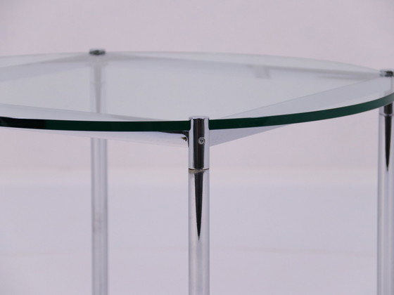 Image 1 of Coffee Table Model Mr By Ludwig Mies Van Der Rohe For Knoll, Us, 1980S 