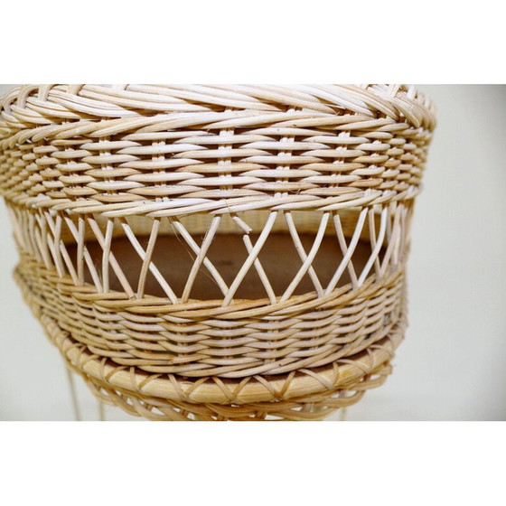 Image 1 of Vintage teak and metal indoor planter, Sweden 1960