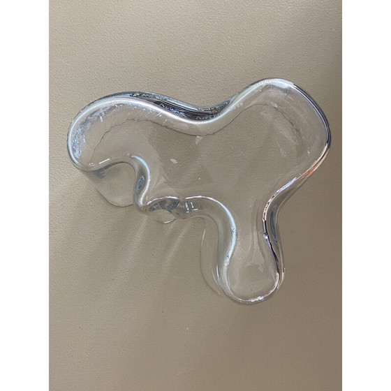 Image 1 of Vintage clear glass 3030 Savoy vase by Alvar Aalto for Iittala, Finland