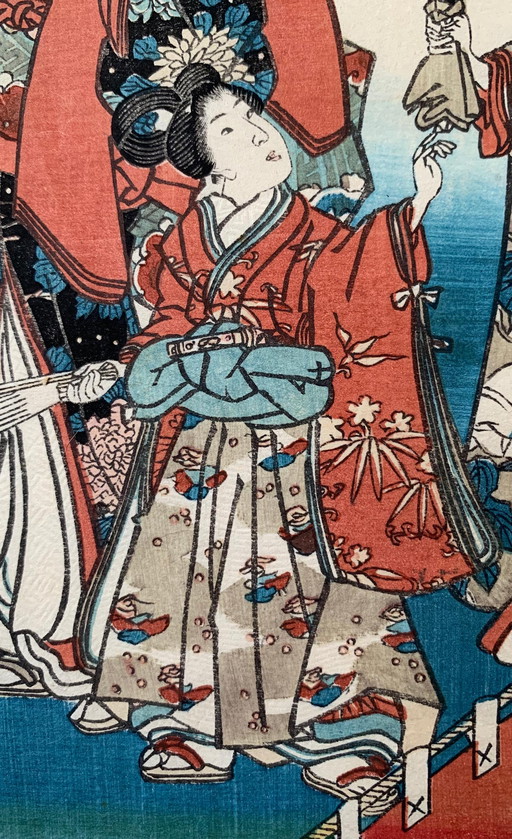 Japanse prent door Utagawa Kunisada