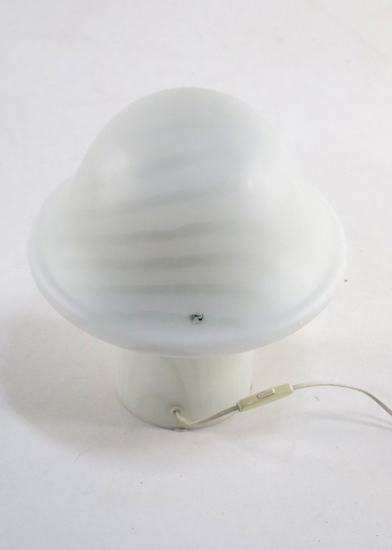 Image 1 of Peill & Putzler Zebra Mushroom Glass Lamp Table Lamp Xl