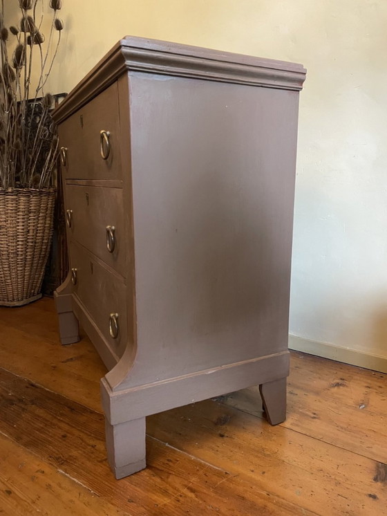 Image 1 of Separate Desk Chest of Drawers Old Dutch