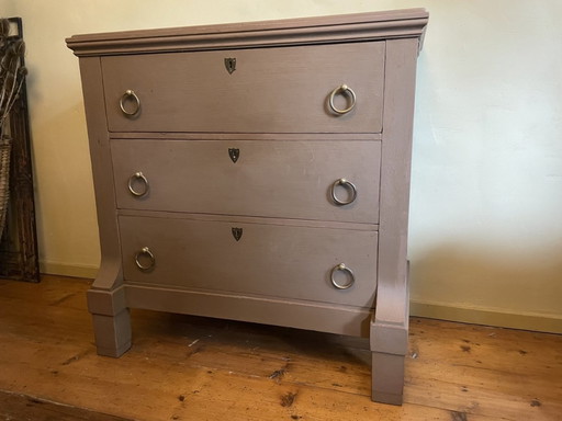 Separate Desk Chest of Drawers Old Dutch