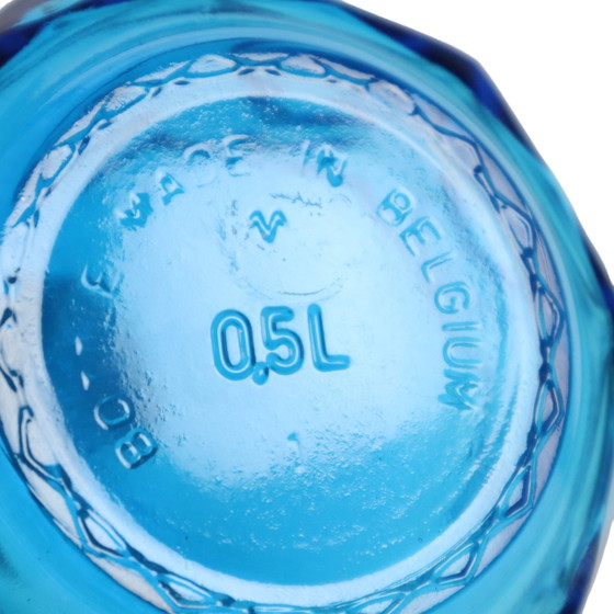 Image 1 of Carafe vintage bleu cobalt