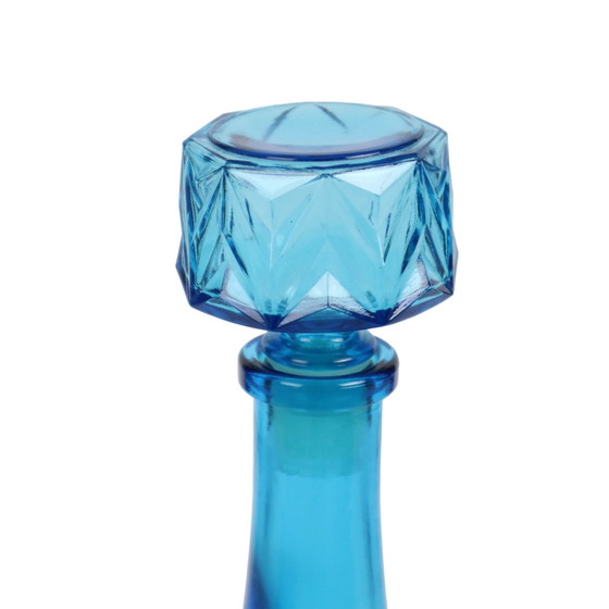 Image 1 of Carafe vintage bleu cobalt