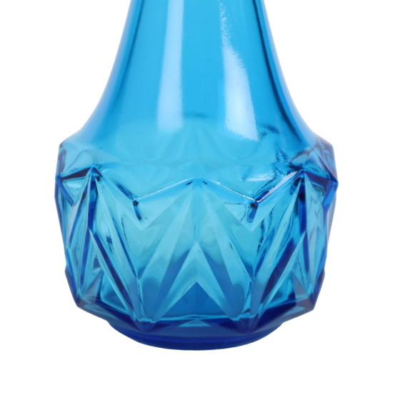 Image 1 of Carafe vintage bleu cobalt