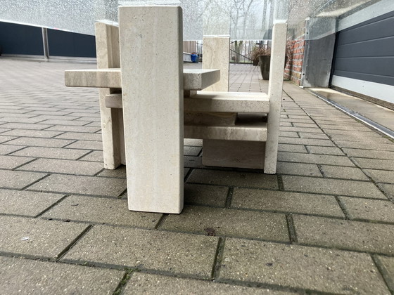 Image 1 of Travertine Coffee table