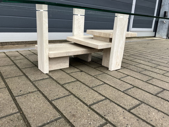 Image 1 of Travertine Coffee table