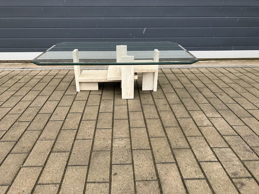 Travertine Coffee table