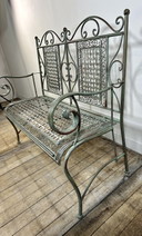 Iron Folding Garden Bench