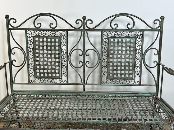 Image 1 of Panca da giardino pieghevole in ferro