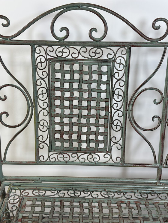 Image 1 of Panca da giardino pieghevole in ferro