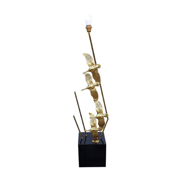 Image 1 of Mid-Century Flock of Birds Sculptural Floor Lamp