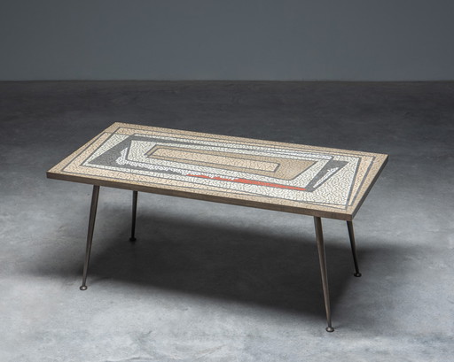 Table basse en mosaïque Berthold Muller