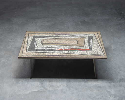 Table basse en mosaïque Berthold Muller