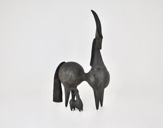 Image 1 of Big Unicorn Ceramic By Dominique Pouchain