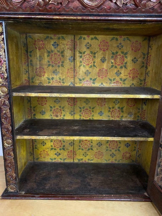 Image 1 of Antique Chinese / Indian display cabinet