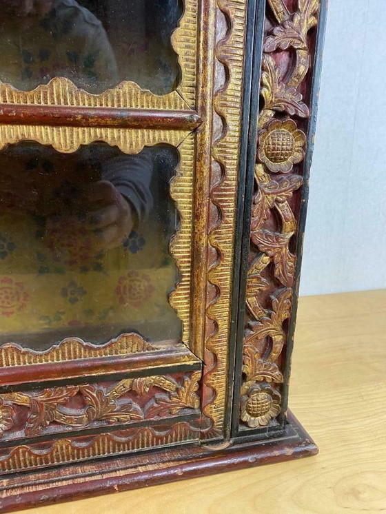 Image 1 of Antique Chinese / Indian display cabinet