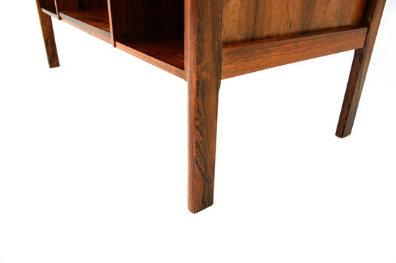 Image 1 of Danish Mid - Century Brazilian Rosewood / Rio Rosewood executive Writing Desk / Desk