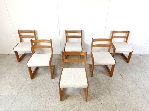 6x Casala cantilever chairs