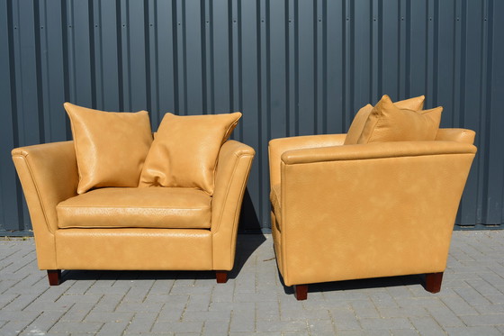 Image 1 of 2x modern design armchairs