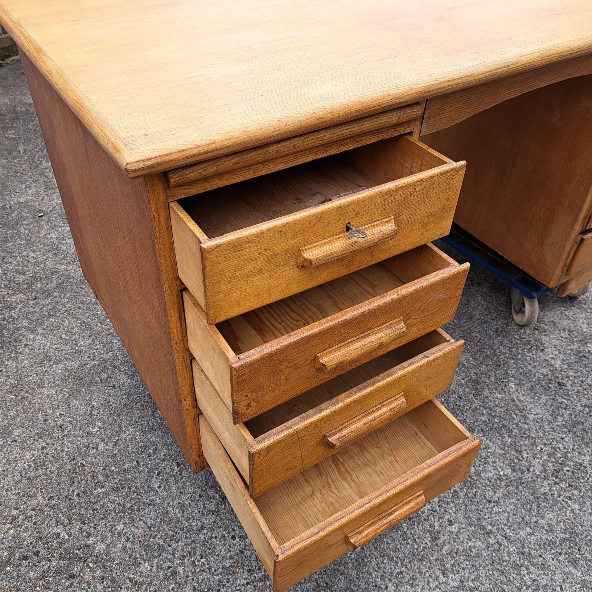 Vintage oak desk 350 Whoppah